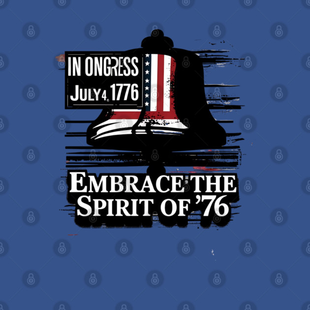 Embrace the spirit of July 4, 1776: America's historic Independence Day. by stitchloom
