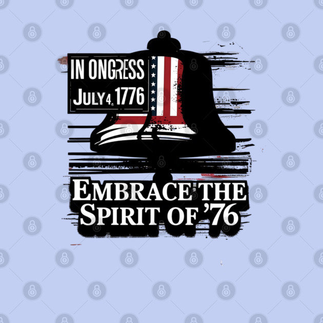 Embrace the spirit of July 4, 1776: America's historic Independence Day. by stitchloom
