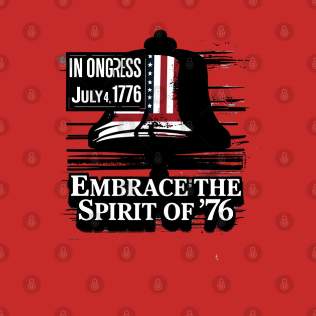 Embrace the spirit of July 4, 1776: America's historic Independence Day. by stitchloom