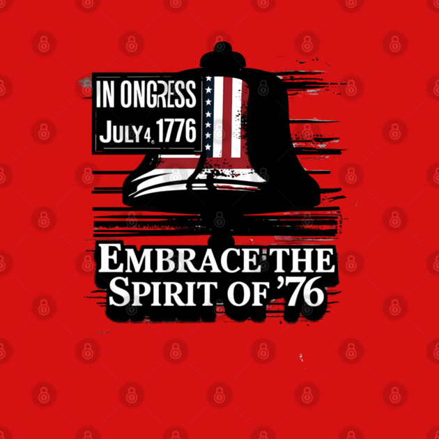 Embrace the spirit of July 4, 1776: America's historic Independence Day. by stitchloom