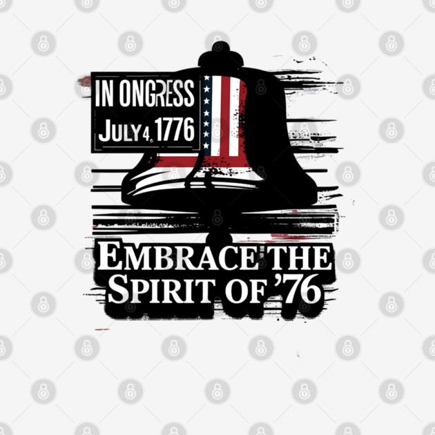 Embrace the spirit of July 4, 1776: America's historic Independence Day. by stitchloom