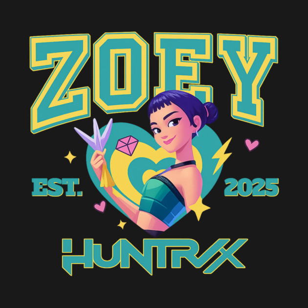 K-Pop Demon Hunters-White Logo T Shirt, Black Unisex-Adulto - Foto 8