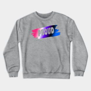Proud Genderfluid Pride Paint Crewneck Sweatshirt