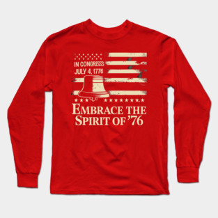 Patriotic American History Gift Long Sleeve T-Shirt