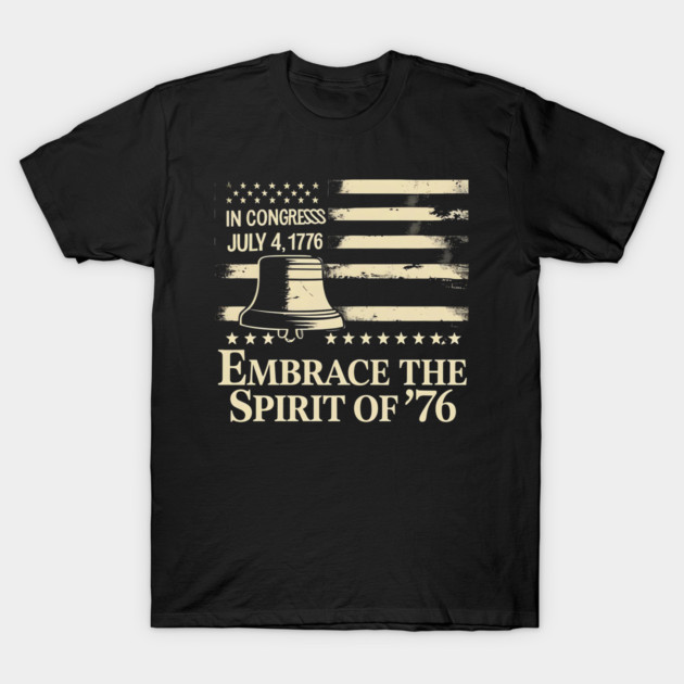 Patriotic American History Gift T-Shirt by stitchloom