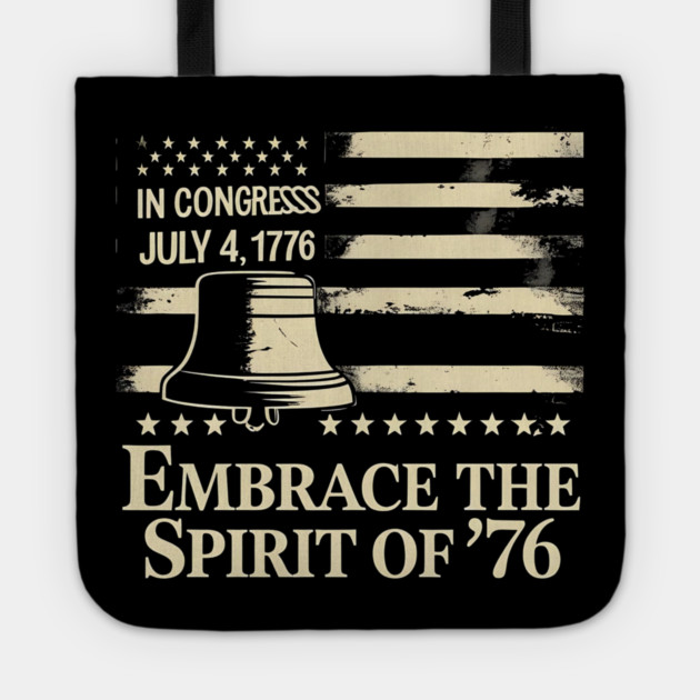 Patriotic American History Gift Tote by stitchloom
