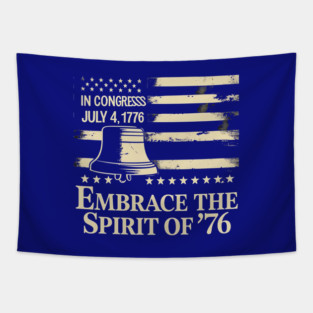 Patriotic American History Gift Tapestry