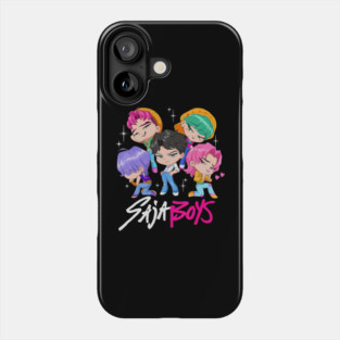 Saja Boys Chibi Boy Band Group Shot Phone Case