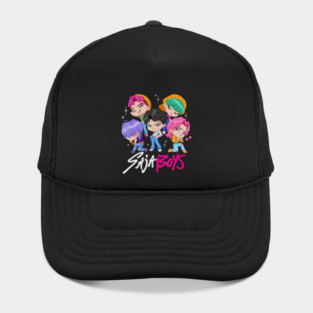 Saja Boys Chibi Boy Band Group Shot Hat