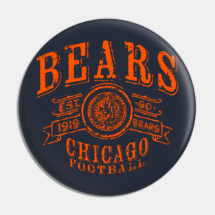 Bears Vintage Football Pin