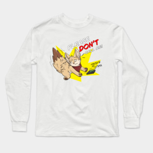 Please dont call me! - Fennec Fox Long Sleeve T-Shirt