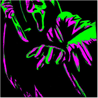 Ghostface Green/Purple Posters and Art