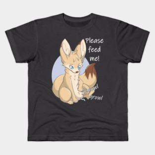 Please feed me! - Fennec Fox Kids T-Shirt