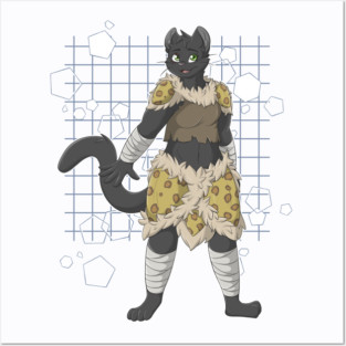 Tabaxi Woman - Stormclaw Posters and Art