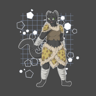 Tabaxi Woman - Stormclaw T-Shirt