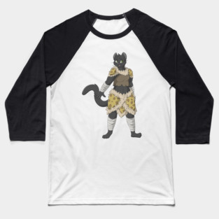 Tabaxi Woman - Stormclaw Baseball T-Shirt
