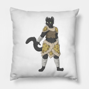Tabaxi Woman - Stormclaw Pillow