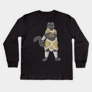 Tabaxi Woman - Stormclaw Kids Long Sleeve T-Shirt