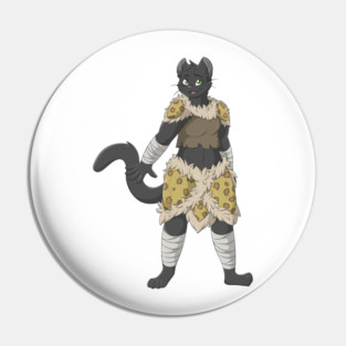 Tabaxi Woman - Stormclaw Pin
