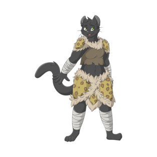 Tabaxi Woman - Stormclaw T-Shirt