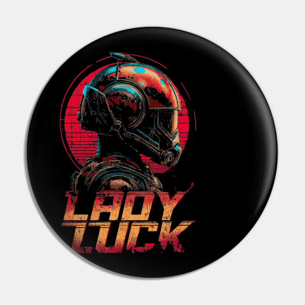 Ladybug Pilot with Neon Helmet Pin by TuncGK