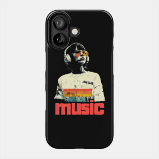 80s New Wave Music Girl Phone Case
