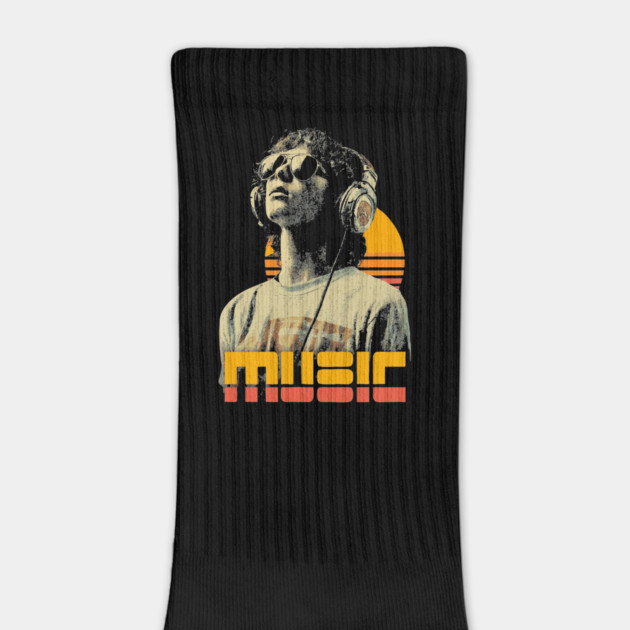 80s Retro Music Lover - Vintage Typography by TuncGK