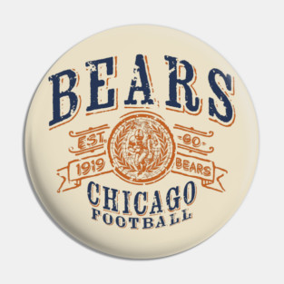 Bears Vintage Football Pin