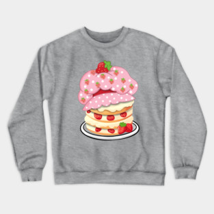 Strawberry Shortcake Cake Crewneck Sweatshirt