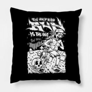 Running tshirt Pillow