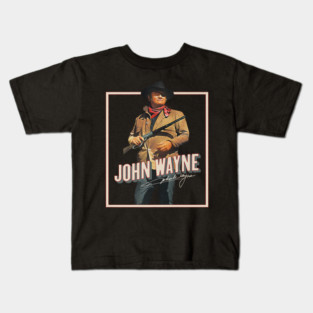John Wayne True Grit Rooster Cogburn Kids T-Shirt
