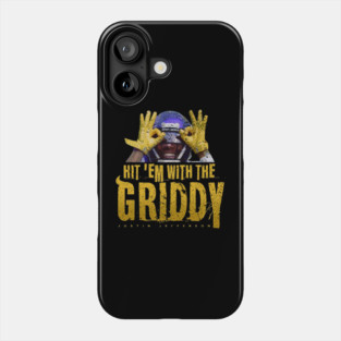 Justin Jefferson Griddy Phone Case
