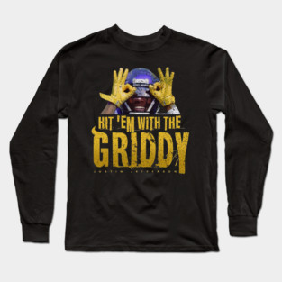 Justin Jefferson Griddy Long Sleeve T-Shirt