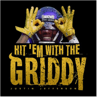 Justin Jefferson Griddy Posters and Art