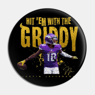 Justin Jefferson Griddy Pin