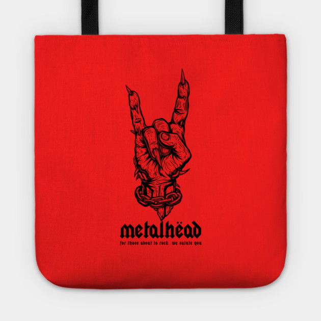 METALHEAD Tote by artslaves