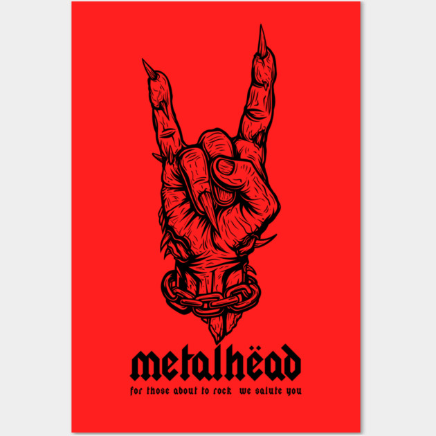 METALHEAD Wall Art by artslaves
