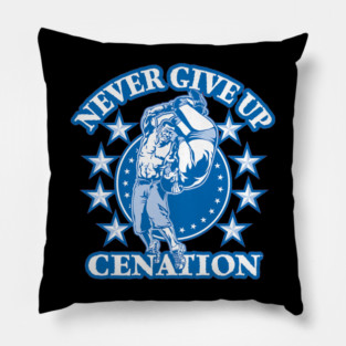 John Cena Never Give Up Cenation Pillow