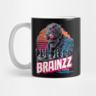 Brainzz - Funny Zombie Chess Player Mug