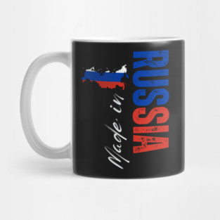 Proud russian, Russia flag Mug