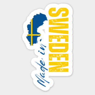Proud swedish, Sweden flag Sticker