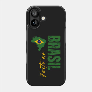 Proud brazilian, Brazil flag Phone Case