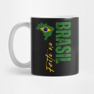 Proud brazilian, Brazil flag Mug
