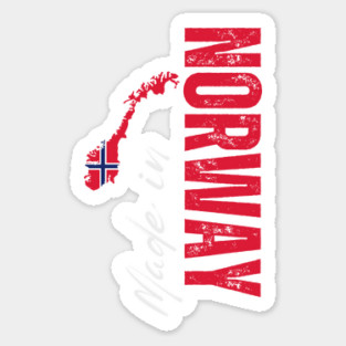 Proud norwegian, Norway flag Magnet