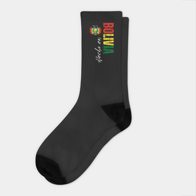 Made in Bolivia, Bolivia flag Socks by eka123