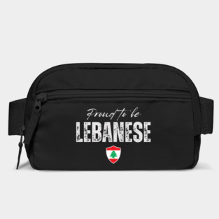 Proud lebanese, Lebanon flag Bag