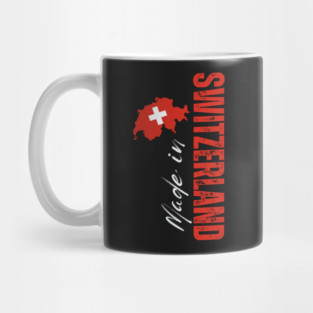 Proud swiss, switzerland flag Mug