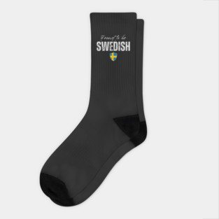 Proud swedish, Sweden flag Socks