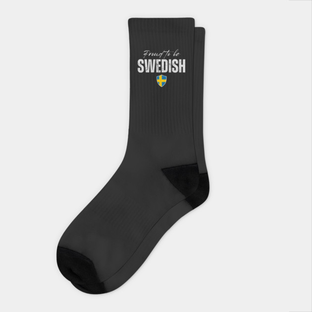 Proud swedish, Sweden flag Socks by eka123