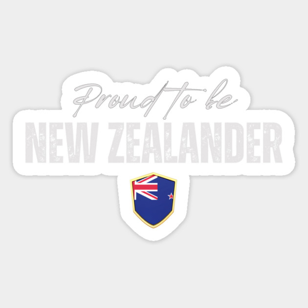 Proud New Zealander, New Zealand flag Magnet by eka123